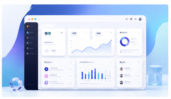 Clean UI Showcase Images for Modern Web Apps