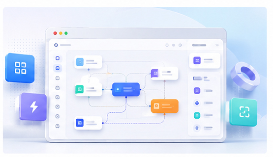 3D Mockups for No-Code Tool Marketing Pages